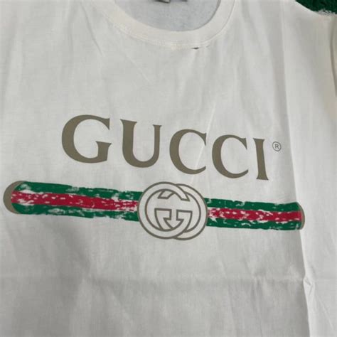 gucci vintage belt t shirt